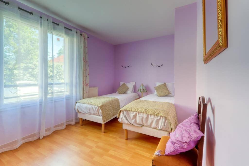 Amilly Park 6 Personnes 2 Chambres Pk Prive En Sous Sol Serris Esterno foto