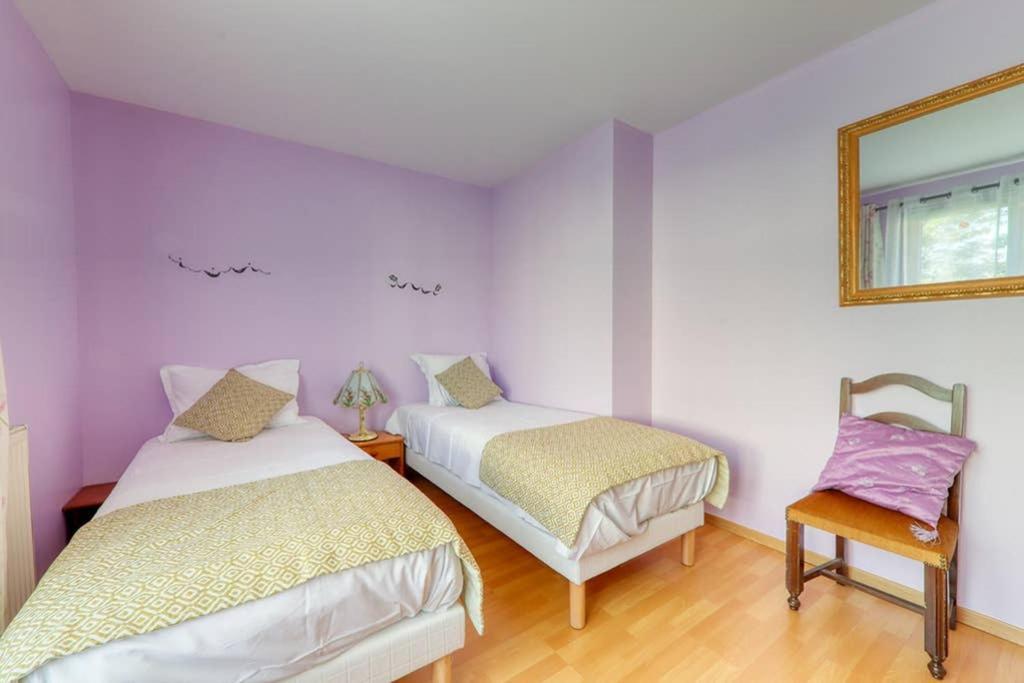Amilly Park 6 Personnes 2 Chambres Pk Prive En Sous Sol Serris Esterno foto